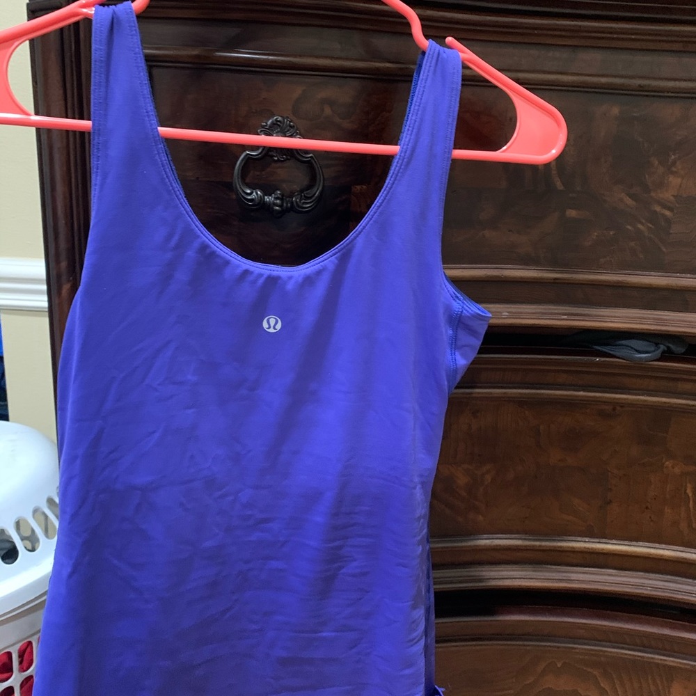 Purple lululemon tank top